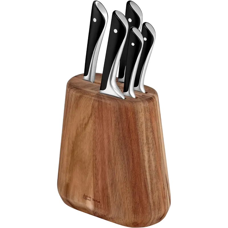 Набор ножей Tefal K267S556 Jamie Oliver Черный