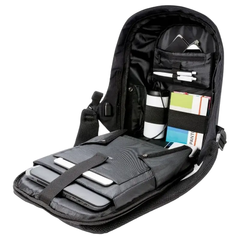 Рюкзак для ноутбука Bobby Compact Черный/Белый