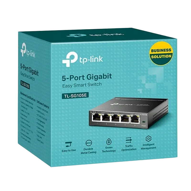 Switch de rețea TP-LINK TL-SG105E Negru
