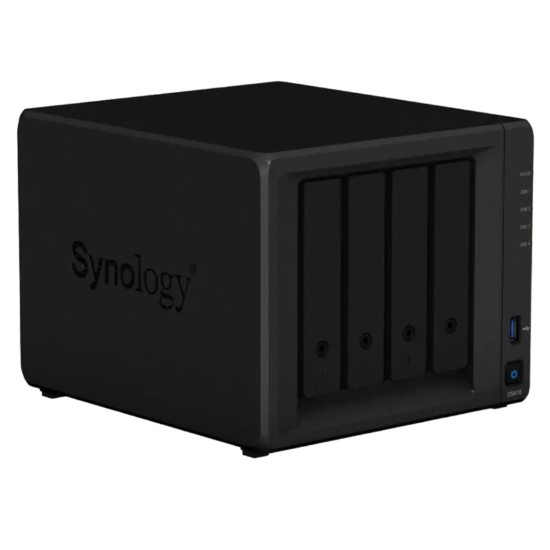 Stocare atașată la rețea SYNOLOGY DS418 Negru