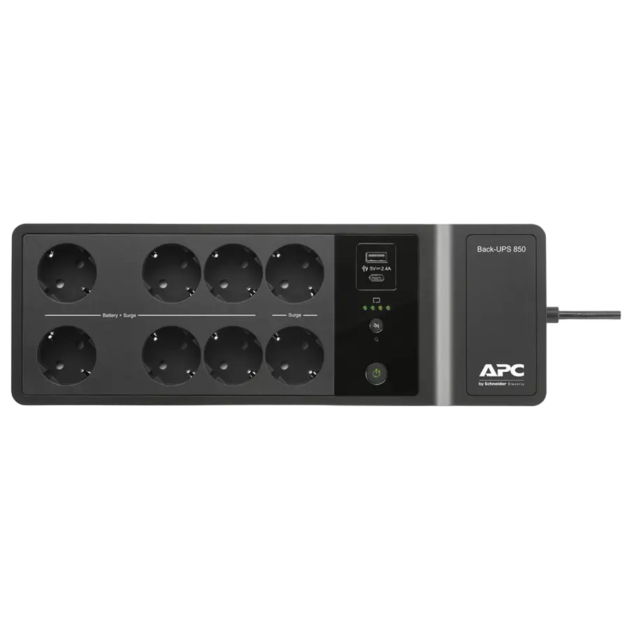 Sursă de alimentare neîntreruptibilă APC BE850G2-GR Negru