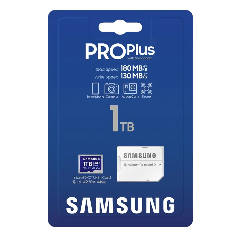 Карта памяти Samsung PRO Plus MicroSD 1024ГБ