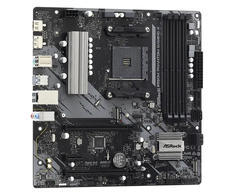 Материнская плата ASRock B550M PHANTOM GAMING 4 AM4 Micro-ATX