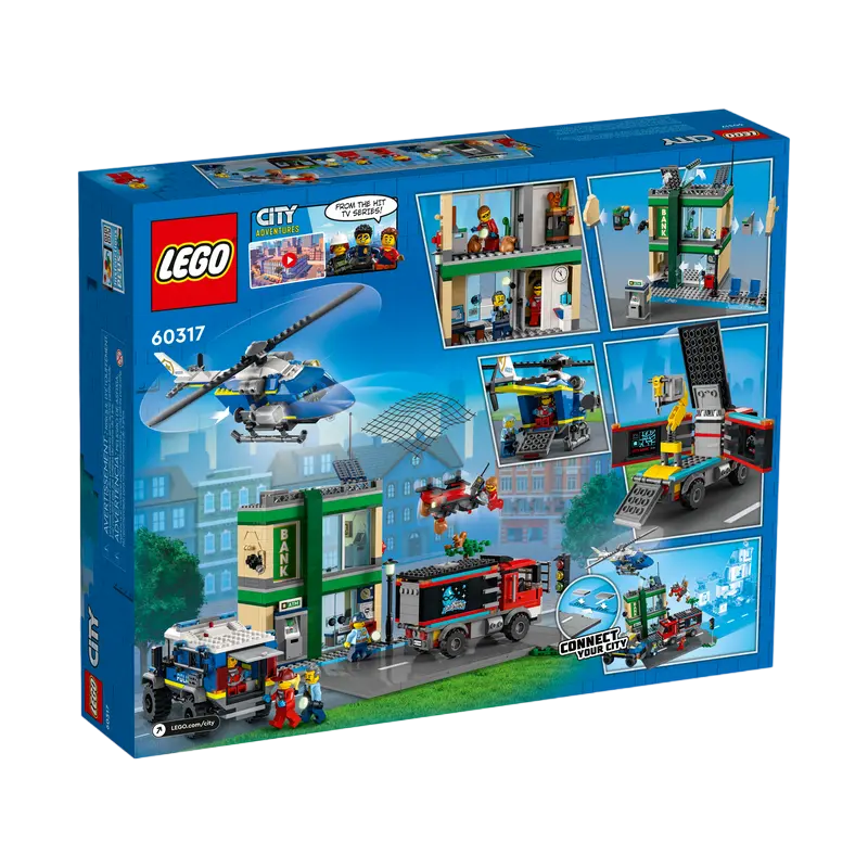 Конструктор LEGO Police Chase at the Bank Разноцветный