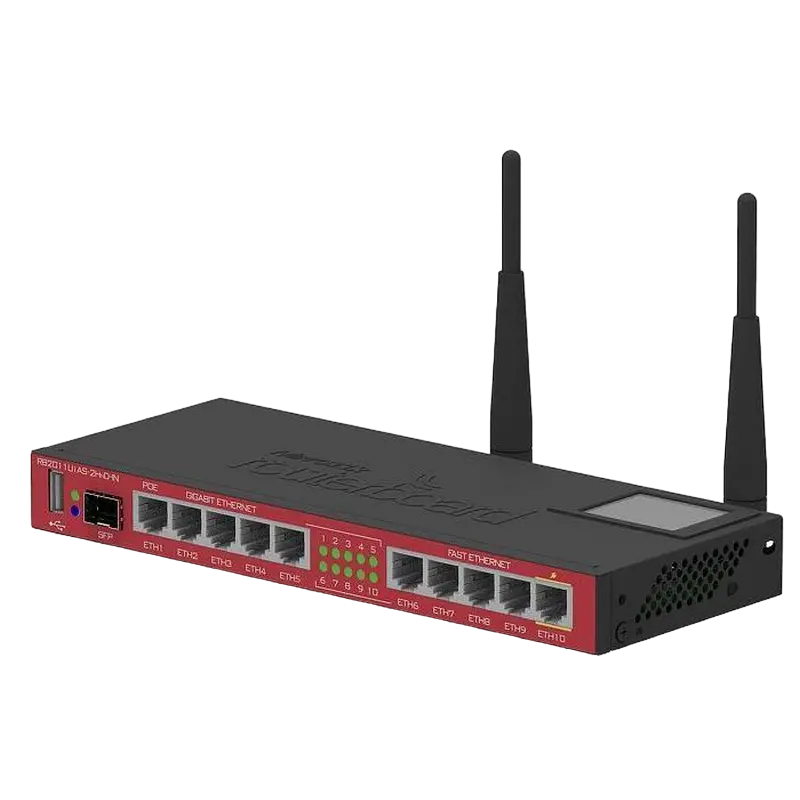 Маршрутизатор MikroTik RB2011UiAS-2HnD-IN Черный