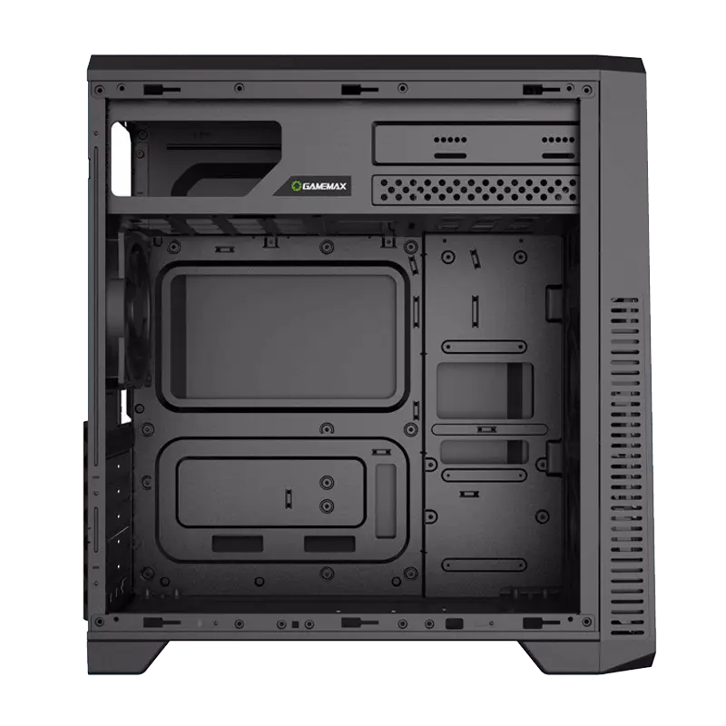 Carcasă PC Gamemax G561-FRGB Midi-Tower Negru