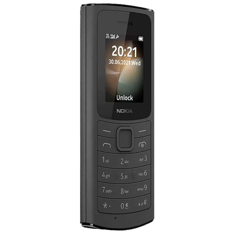 Мобильный телефон Кнопочный Nokia 110 4G Чёрный
