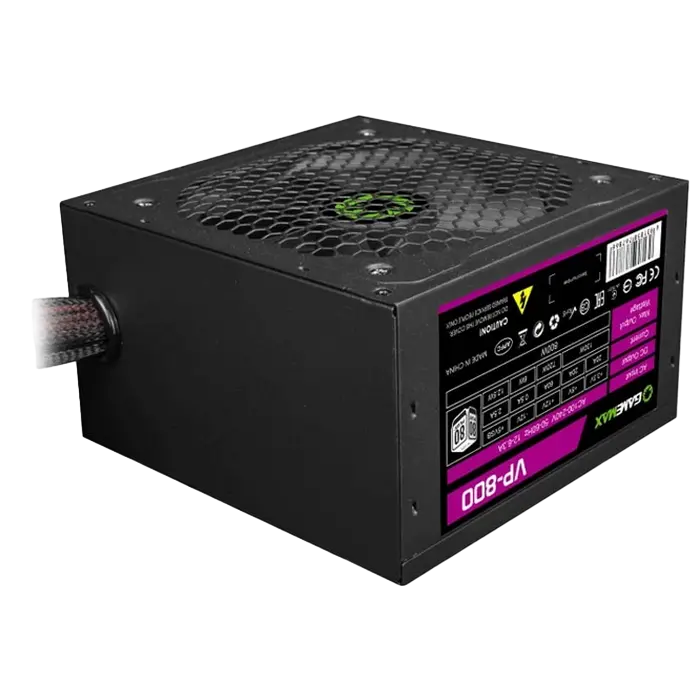Tip Блок питания для компьютеров Gamemax VP-800 ATX Черный