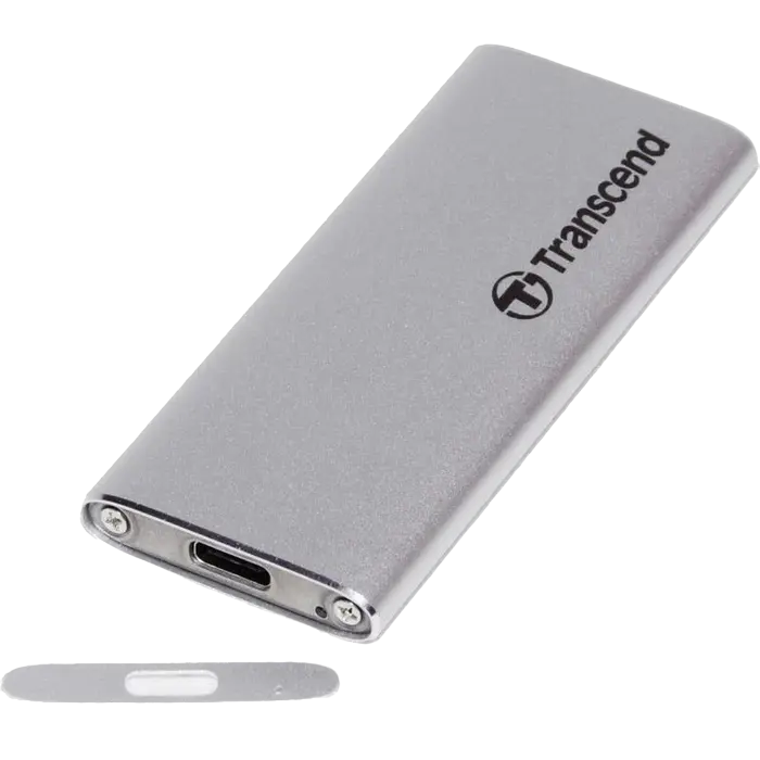 Внешний портативный SSD накопитель Transcend TS-CM42S Серебристый