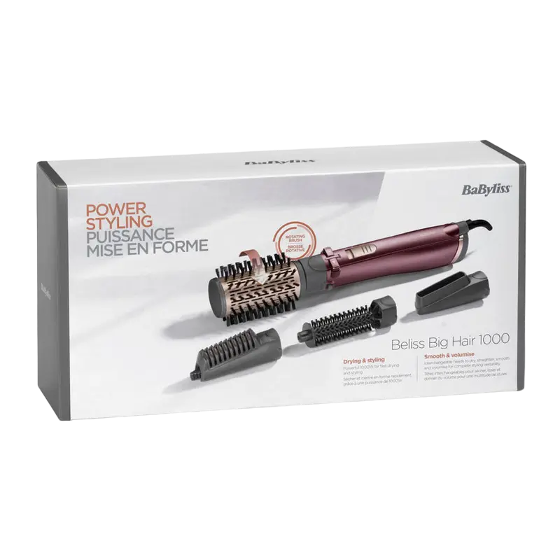 Фен-щётка BaByliss Beliss Big Hair Розовый
