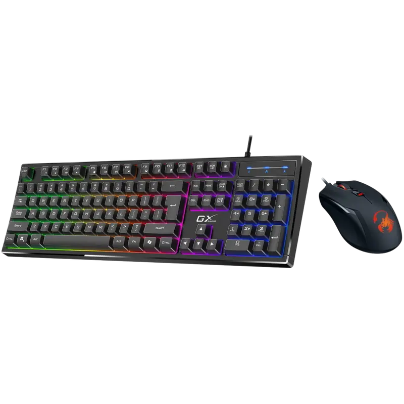 Set Tastatură + Mouse Genius Scorpion KM-GX6 Mecanic Negru