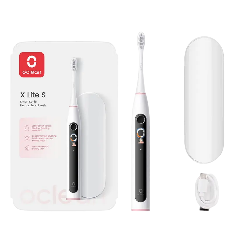 Электрическая зубная щетка Для взрослых Oclean X Lite Set Серый