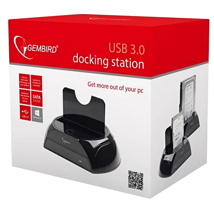 Док-станция для HDD/SSD Gembird HD32-U3S-2 Чёрный