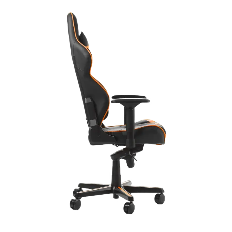 Scaun Gaming DXRacer Racing GC-R131-NO PU Piele Negru/Portocaliu
