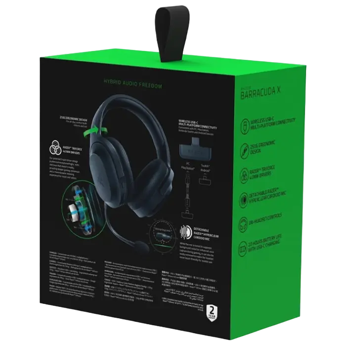 Наушники Razer Barracuda X Чёрный