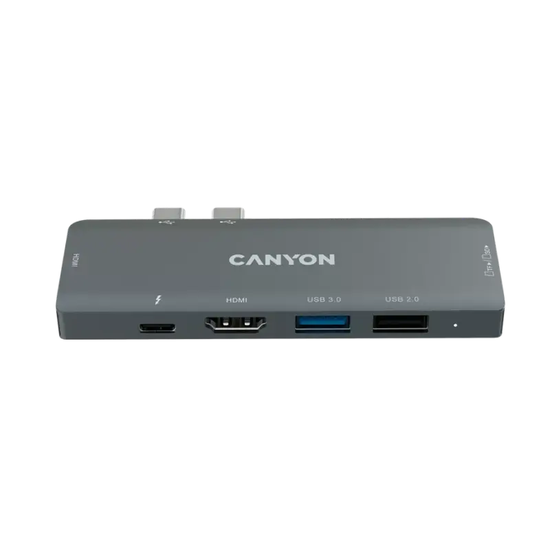 USB-концентратор Canyon DS-5B Серый