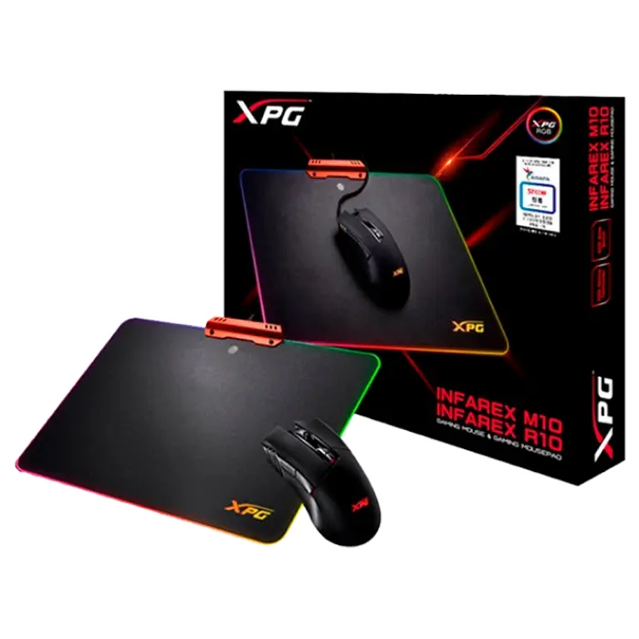 Игровая мышь ADATA XPG INFAREX M10/R10 Проводное Чёрный