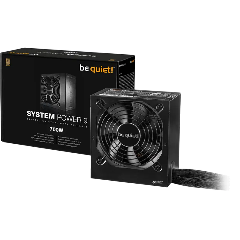 Tip Блок питания для компьютеров be quiet! SYSTEM POWER 9 ATX Черный