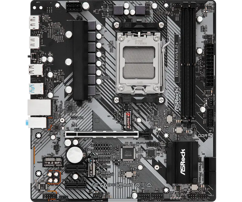 Placă de bază ASRock B650M-H/M.2+ AM5 Micro-ATX