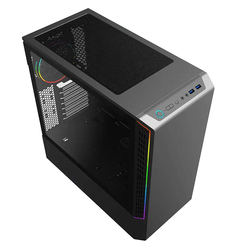 Компьютерный корпус Gamemax PANDA T802 BK Midi-Tower Черный