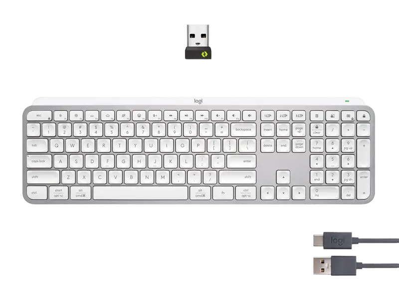 Tastatură Logitech MX Keys S Membrană Gri