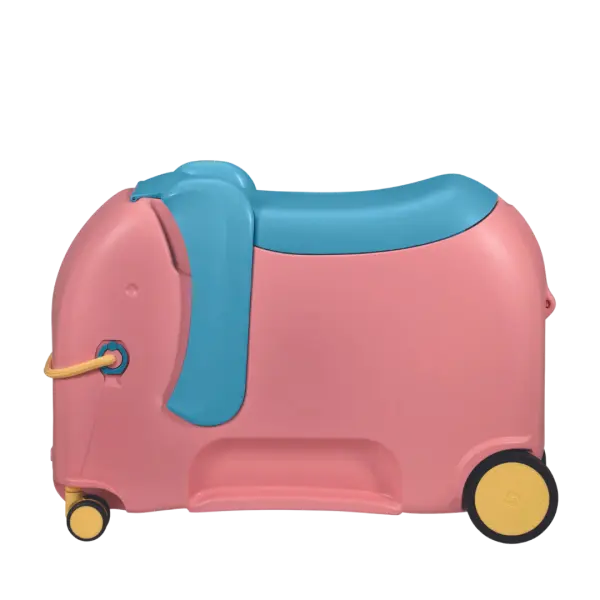 Valiză pentru bagaj Samsonite Dream Rider Deluxe Elephant Roz