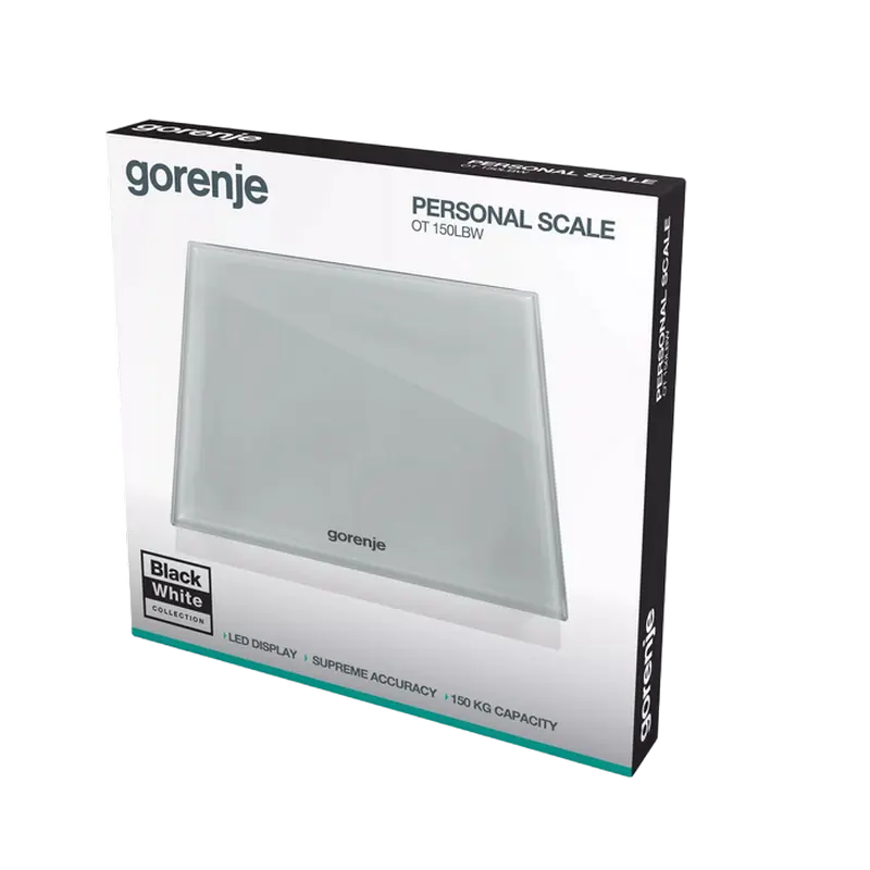 Электронные напольные весы Gorenje OT150LBW Белый