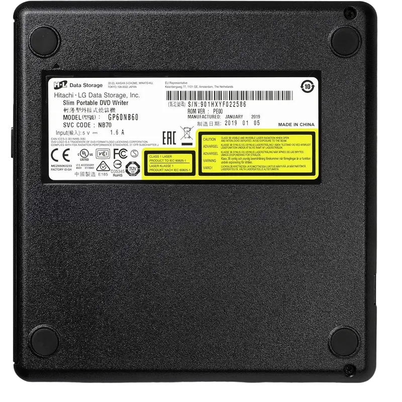 Unitate DVD-RW LG GP60NB60 Negru