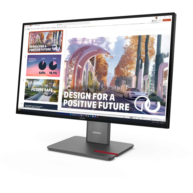Монитор Lenovo ThinkVision T27UD-40 Чёрный
