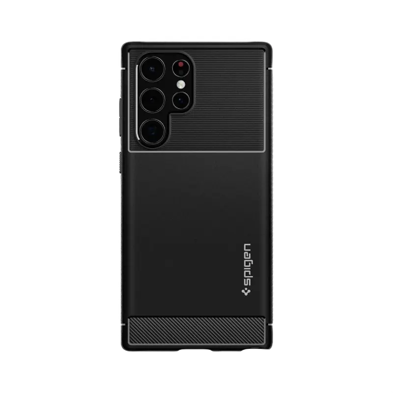 Чехол Spigen Samsung Galaxy S22 Ultra Rugged Armor Rugged Armor Матовый черный