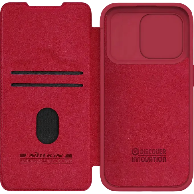 Чехол книжка Nillkin Apple iPhone 15 Plus Qin Pro Qin Pro Красный