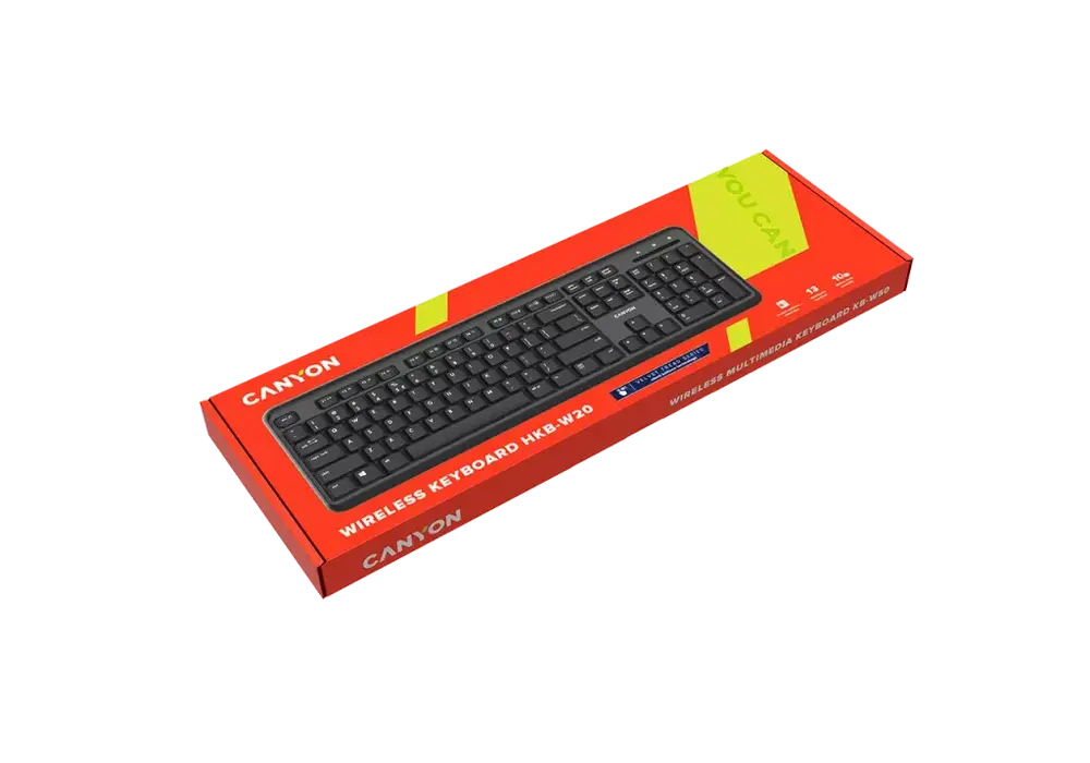 Клавиатура Canyon W20 Мембрана Черный