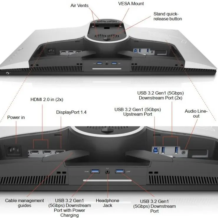 Игровой монитор DELL AW2721D Белый