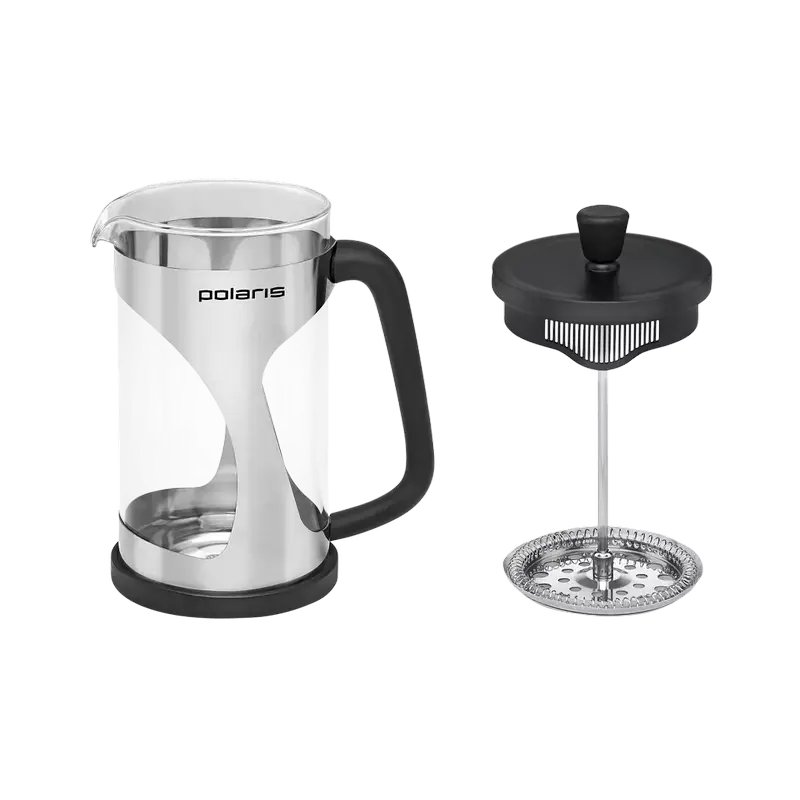 Френч-пресс Polaris Enigma Enigma Чёрный | Серебристый