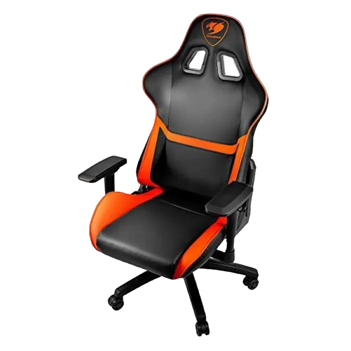 Игровое кресло Cougar Armor Искусственная кожа Черный/Оранжевый