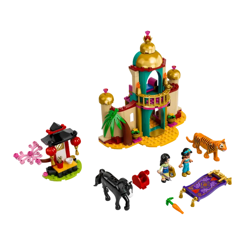 Конструктор LEGO Jasmine and Mulan's Adventure Разноцветный