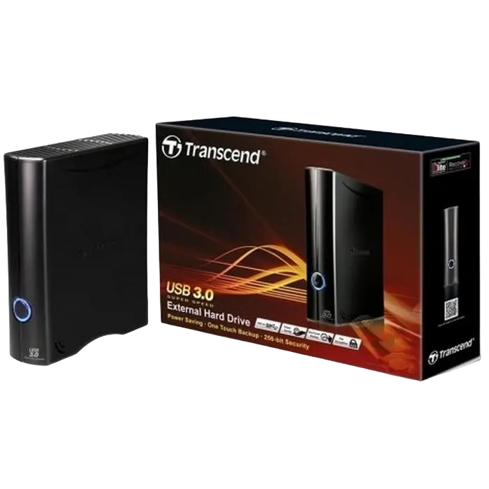 Внешний портативный жесткий диск Transcend StoreJet 35T3 8 TБ Чёрный