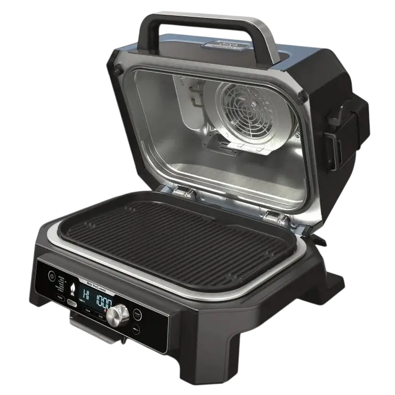 Электрический Гриль Ninja Woodfire Pro Connect XL Синий | Чёрный