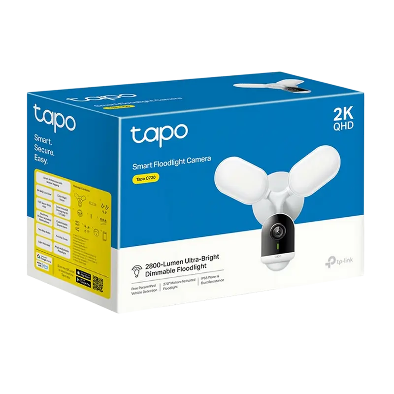 Умная камера видеонаблюдения TP-LINK Tapo C720 Белый