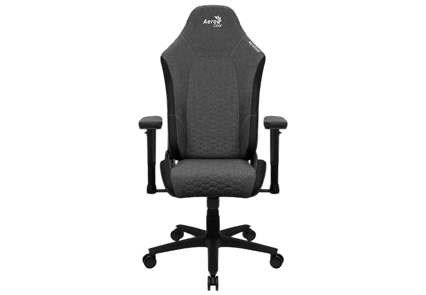 Scaun Gaming AeroCool Crown AeroWeave Textil Negru