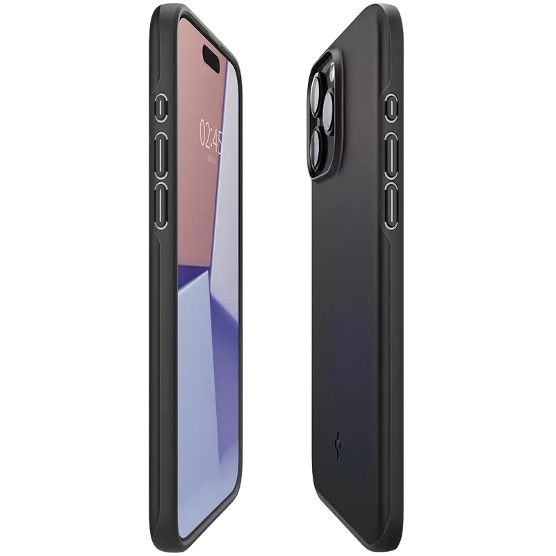Чехол Spigen Apple iPhone 15 Pro Max Thin Fit Thin Fit Чёрный