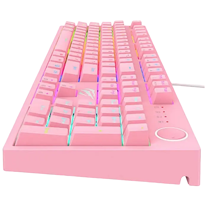 Tastatură Havit KB871L Mecanic Roz