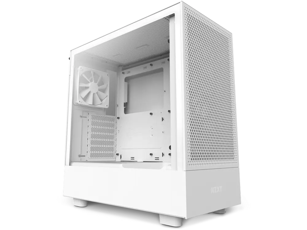 Carcasă PC NZXT H5 Flow RGB Midi-Tower Alb