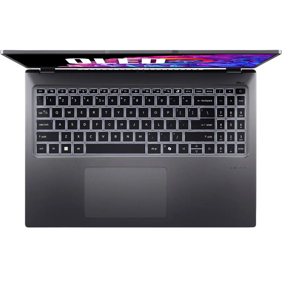 Ноутбук Acer Swift Go 16 OLED SFG16-72 Steel Gray