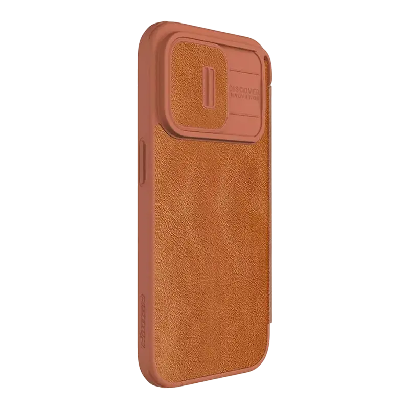 Чехол книжка Nillkin Apple iPhone 15 Plus Qin Pro Qin Pro Коричневый