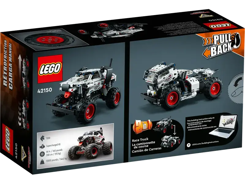 Конструктор LEGO Monster Jam™ Monster Mutt™ Dalmatian Разноцветный