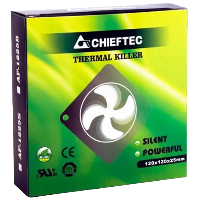 Вентилятор для ПК Chieftec AF-1225S 120 мм Черный