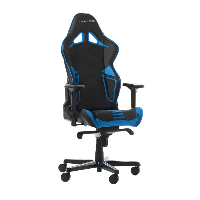 Scaun Gaming DXRacer Racing GC-R131-NB PU Piele Negru/Albastru