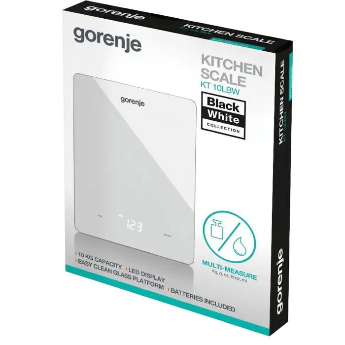 Электронные кухонные весы Gorenje KT10LBW Белый