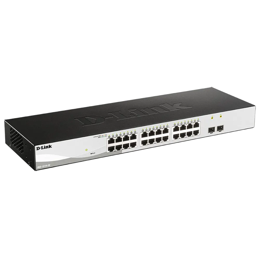 Сетевой коммутатор D-Link DGS-1210-26 Черный